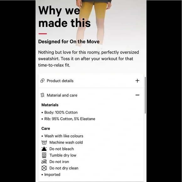 ❤️LULULEMON PERFECTLY OVERSIZED CREW* LOGO-WHITE❤️ - Picture 11 of 12